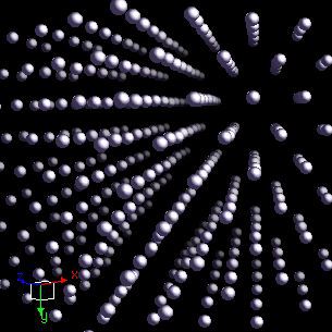 germaniumcrystal structure image (ball and stick style)
