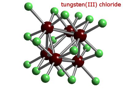 Crystal structure of tungsten trichloride