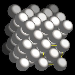 Pt crystal structure