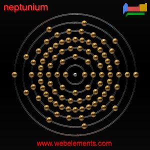 Kossel shell structure of Np
