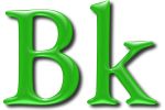 berkelium symbol