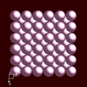 In crystal structure