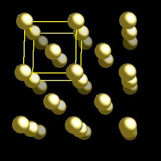 sodiumcrystal structure image (ball and stick style)