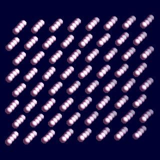 scandiumcrystal structure image (ball and stick style)