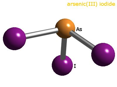 Crystal structure of arsenic triiodide