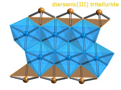 Crystal structure of diarsenic tritelluride