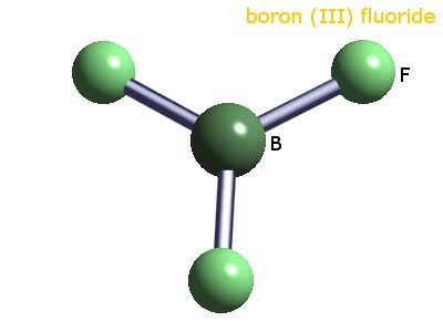 Crystal structure of boron trifluoride