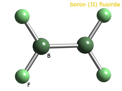 Crystal structure of diboron tetrafluoride