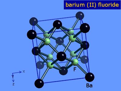 Crystal structure of barium difluoride