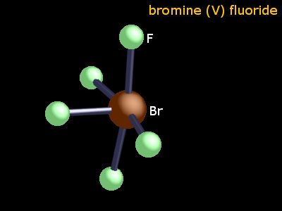 Crystal structure of bromine pentafluoride