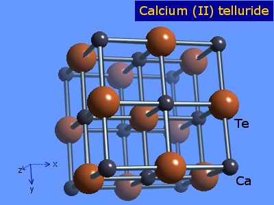 Crystal structure of calcium telluride