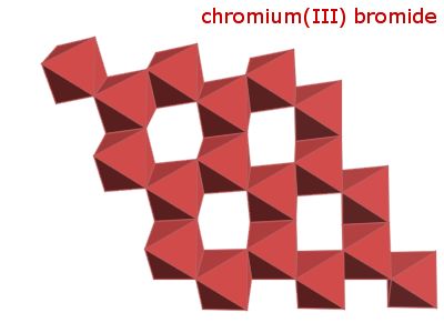 Crystal structure of chromium tribromide