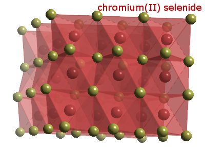 Crystal structure of chromium selenide