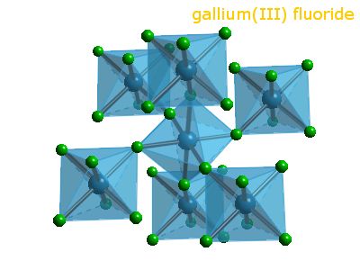 Crystal structure of gallium trifluoride