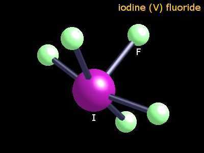 Crystal structure of iodine pentafluoride