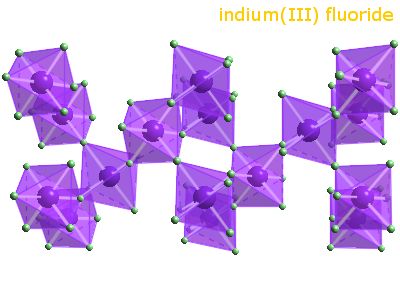 Crystal structure of indium trifluoride