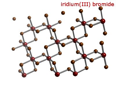 Crystal structure of iridium tribromide