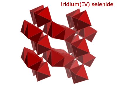Crystal structure of iridium diselenide