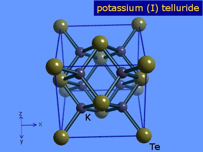 Crystal structure of dipotassium telluride