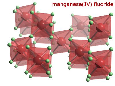 Crystal structure of manganese tetrafluoride