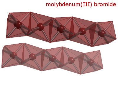 Crystal structure of molybdenum tribromide