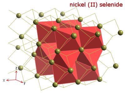 Crystal structure of nickel selenide