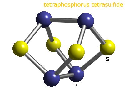 Crystal structure of tetraphosphorus tetrasulphide