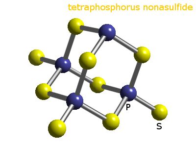 Crystal structure of tetraphosphorus nonasulphide