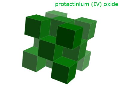 Crystal structure of protactinium dioxide