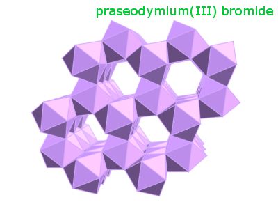 Crystal structure of praseodymium tribromide