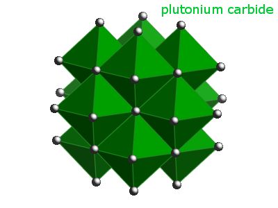 Crystal structure of plutonium carbide