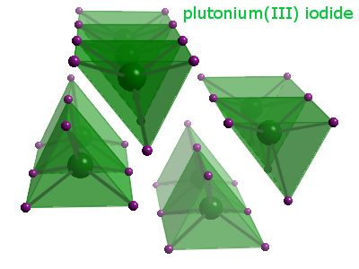 Crystal structure of plutonium triiodide