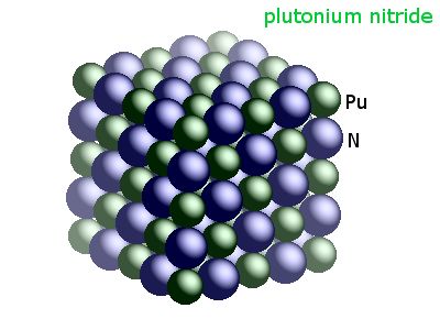 Crystal structure of plutonium nitride