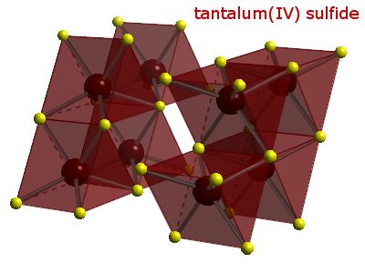 Crystal structure of tantalum disulphide