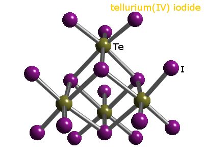 Crystal structure of tellurium tetraiodide tetramer