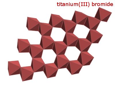 Crystal structure of titanium tribromide