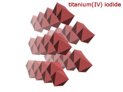 Crystal structure of titanium tetraiodide