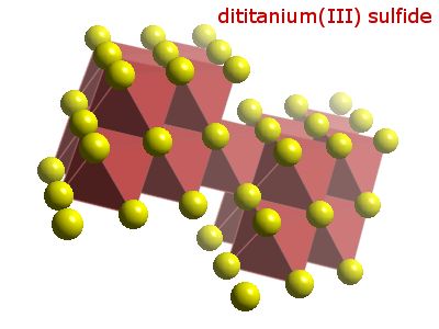Crystal structure of dititanium trisulphide