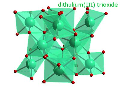 Crystal structure of dithulium trioxide