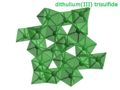 Crystal structure of dithulium trisulphide