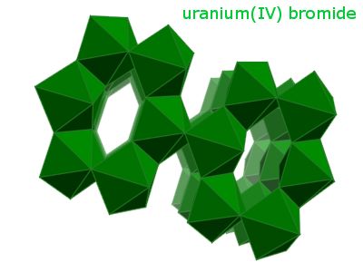 Crystal structure of uranium tetrabromide