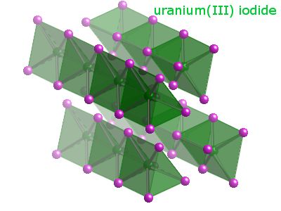 Crystal structure of uranium triiodide