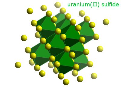 Crystal structure of uranium sulphide