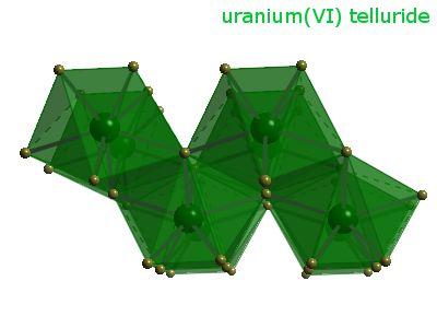 Crystal structure of uranium tritelluride