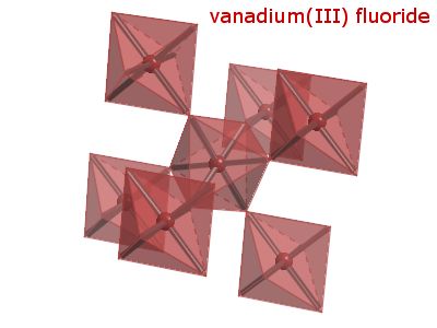 Crystal structure of vanadium trifluoride