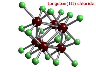 Crystal structure of tungsten trichloride