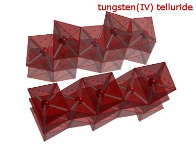 Crystal structure of tungsten ditelluride