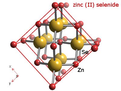 Crystal structure of zinc selenide