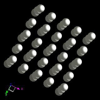 Palladium crystal structure image (ball and stick style)