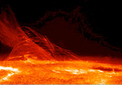 picture of the sun in which hydrogen is the most abundant element